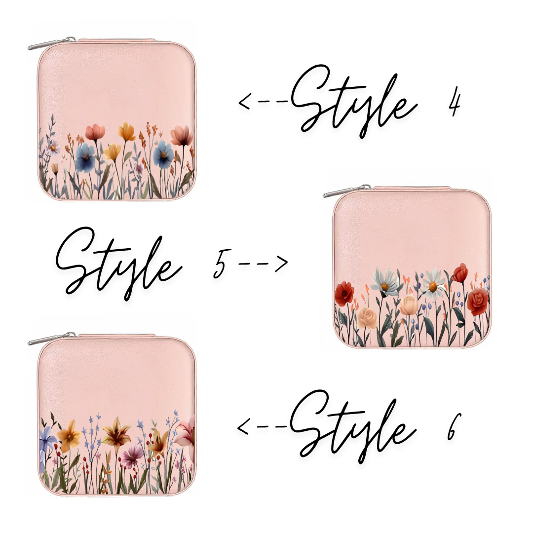 Travel Jewellery Box | Compact & Stylish Organizer - Pink