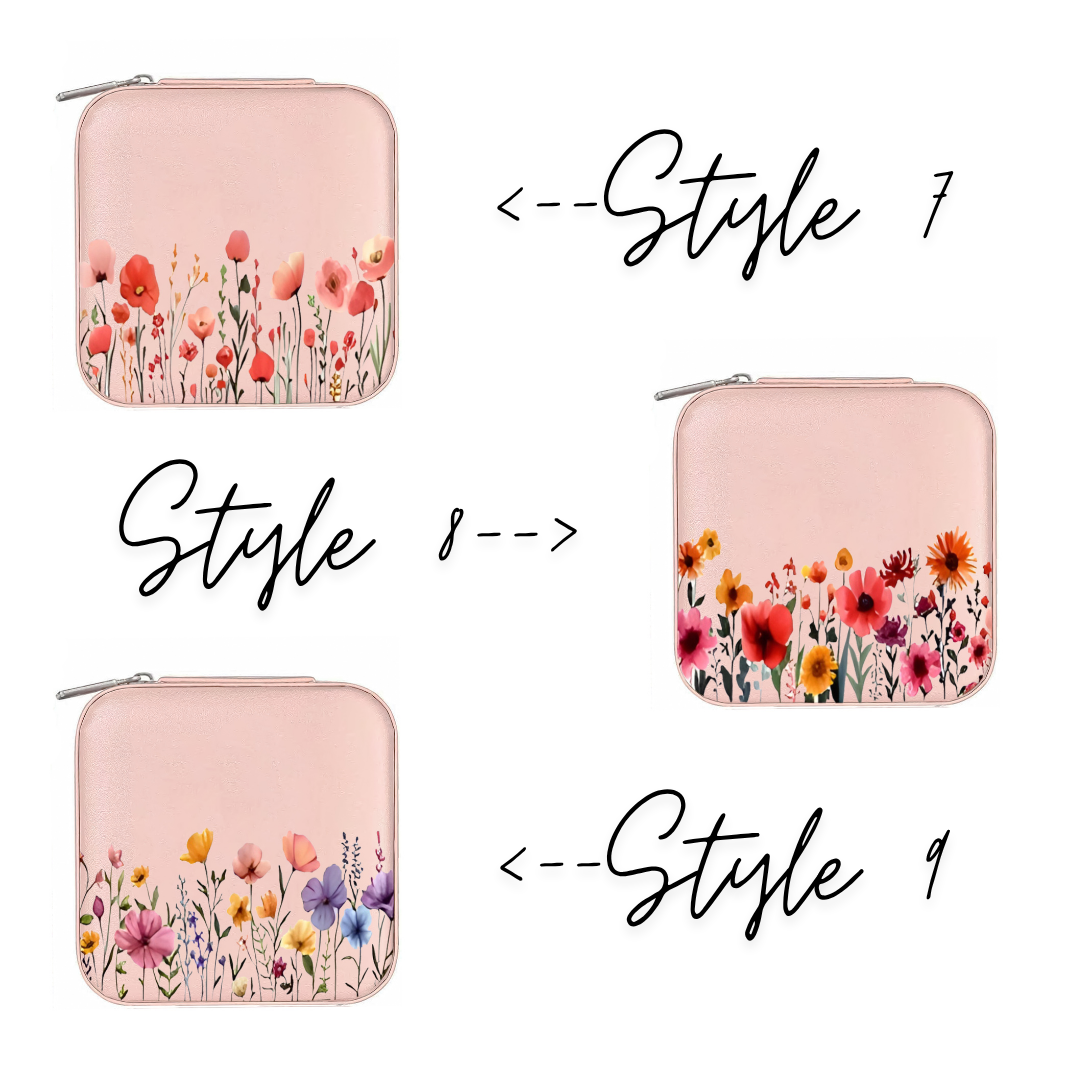 Travel Jewellery Box | Compact & Stylish Organizer - Pink