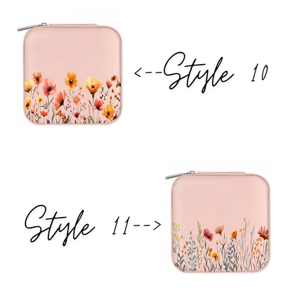 Travel Jewellery Box | Compact & Stylish Organizer - Pink